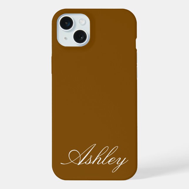 Nome Personalizado Moderno Elegante Minimalista  (Verso)