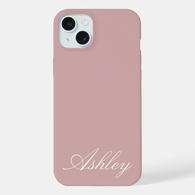 Nome Personalizado Moderno Elegante Minimalista  (Verso)