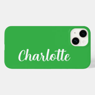 Nome Personalizado Moderno Minimalista Verde Elega
