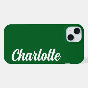 Nome Personalizado Moderno Minimalista Verde Escur