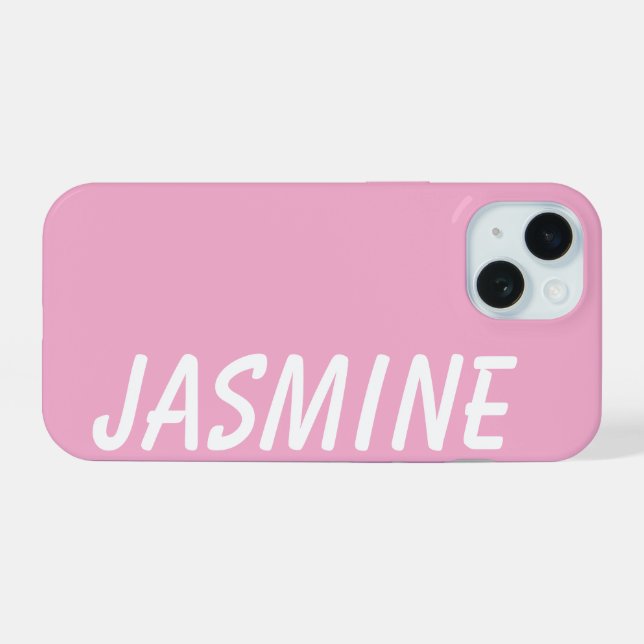 Nome personalizado Na moda simples mínimo moderno  (Verso Horizontal)