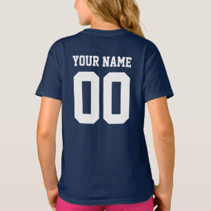 Nome Personalizado Número de Raparigas Camisa de F