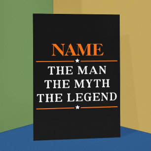 Nome Personalizado O Homem O Mito A Legenda