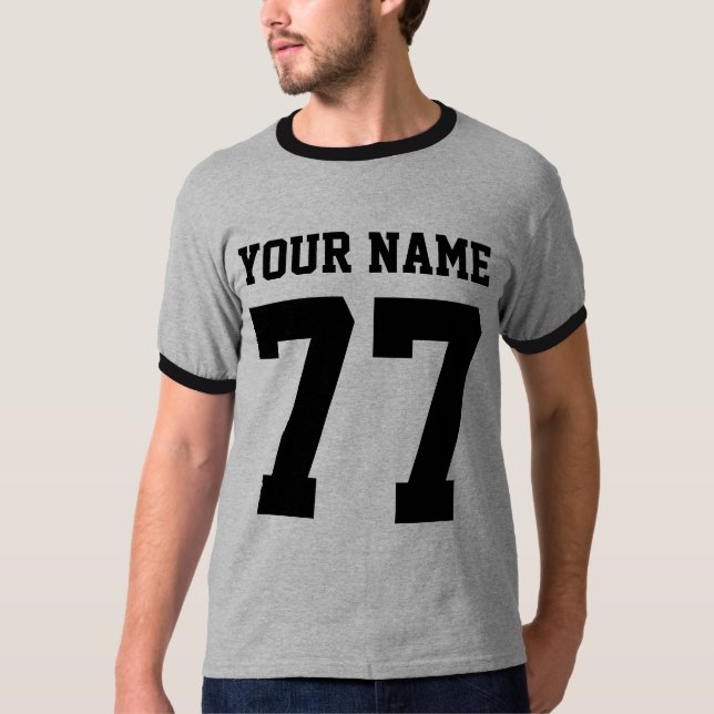 Nome personalizado + O número ostenta o t-shirt do (Frente)