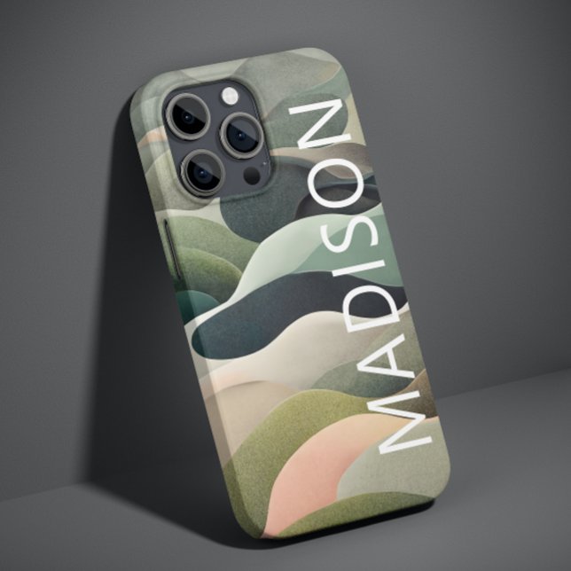 Nome Personalizado Padrão Abstrato Moderno Ondulad (Criador carregado)