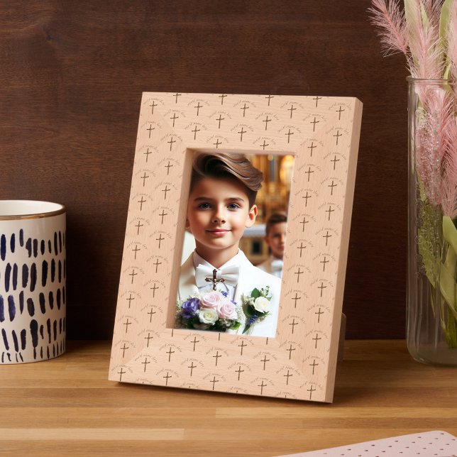 Nome Personalizado Palm Cross Christening Baptial (Criador carregado)