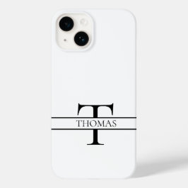 Nome Personalizado Personalizado Elegante Monogram