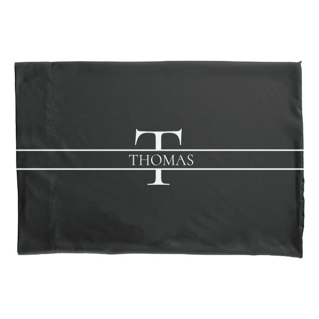 Nome Personalizado Personalizado Elegante Monogram (Frente)