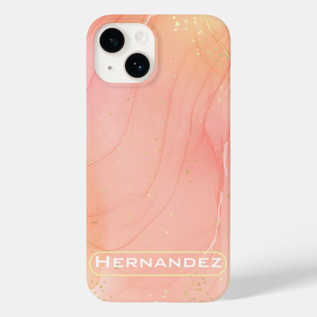 Nome personalizado Pink costom estiloso (Verso)