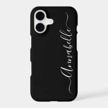 Nome Personalizado Preto e Branco