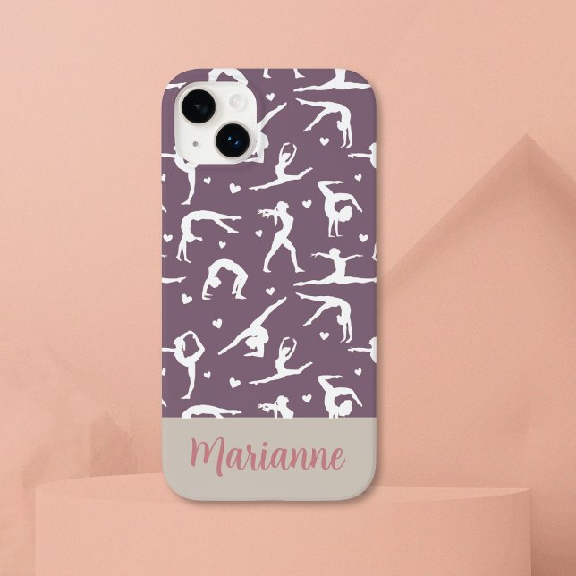 Nome Personalizado Roxo do ginásio Girlie Modern (Criador carregado)