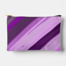 Nome Personalizado Roxo Listras de Lavanda