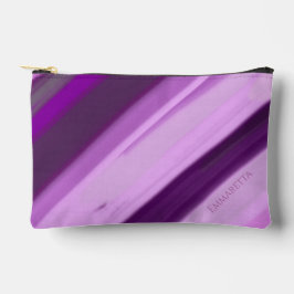 Nome Personalizado Roxo Listras de Lavanda