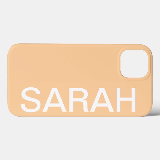 Nome Personalizado Simples Moderno Minimalista (Verso (horizontal))
