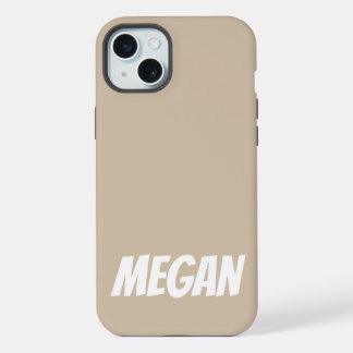 Nome Personalizado Simples Moderno Monograma Elega