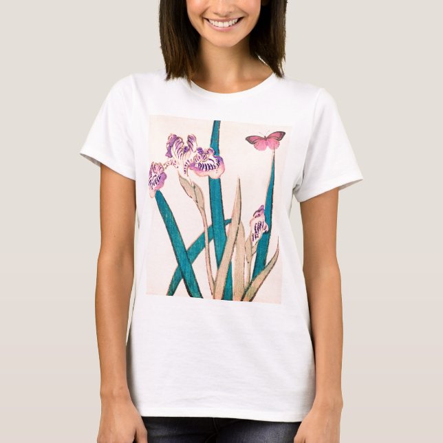 NOME PERSONALIZADO T-SHIRT PARA MULHERES COM IRIS  (Frente)