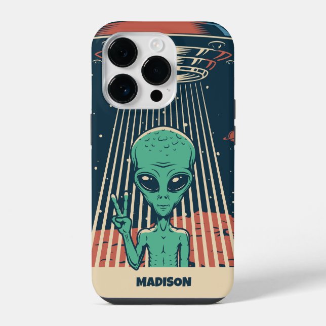 Nome Personalizado UFO Alien (Verso)