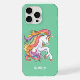 Nome Personalizado Unicórnio Colorido