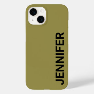 Nome Personalizado Verde Offbeat Sólido