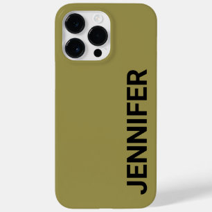 Nome Personalizado Verde Offbeat Sólido