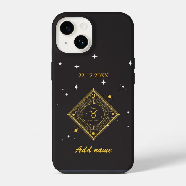 Nome personalizado Zodiac Taurus (Verso)