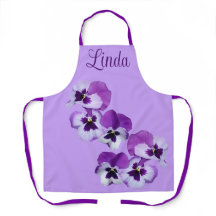 Nome personalizável Linda bonito púrpura floral fo