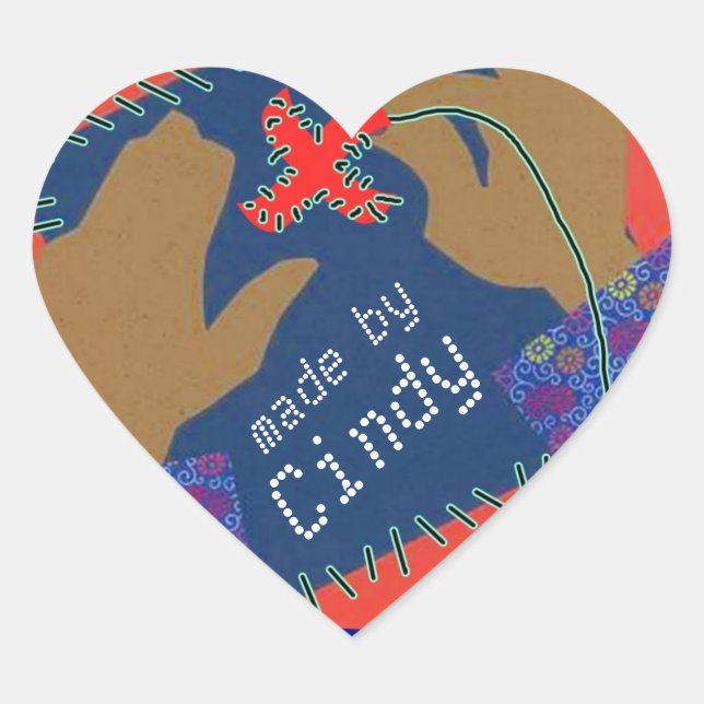 Nome pessoal do ponto de extremidade do adesivo (Frente)