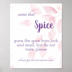 Nome que Especiaria - Poster de Aquarela Rosa