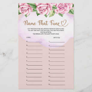 Nome Que Teddy Bear Girl Chá de fraldas