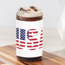 Nome, Red White Blue USA Stencil 16oz.