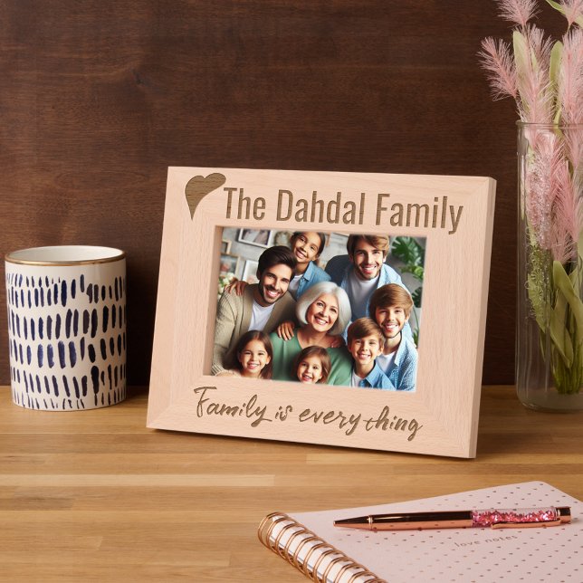 Nome Simples da Família Personalizada Moderna, Cor (Criador carregado)