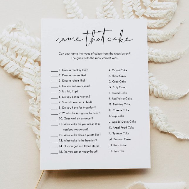 Nome STELLA que diz cartão de jogo de Chá de panel (Criador carregado)