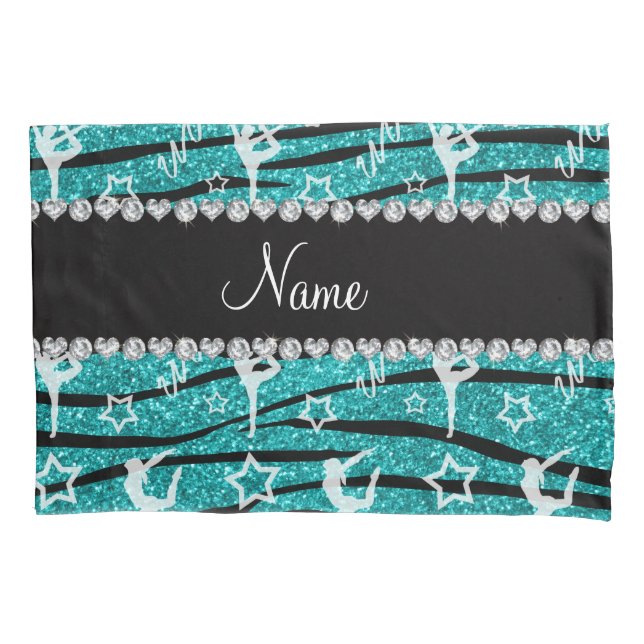Nome Turquoise gymnastics glitter zebra strips (Frente)