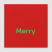 Nome Verde Alegre no Vermelho