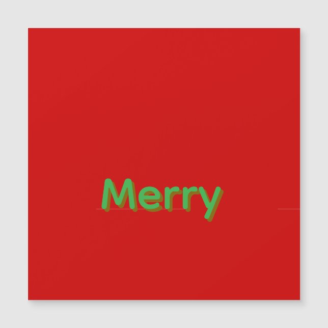 Nome Verde Alegre no Vermelho (Frente)