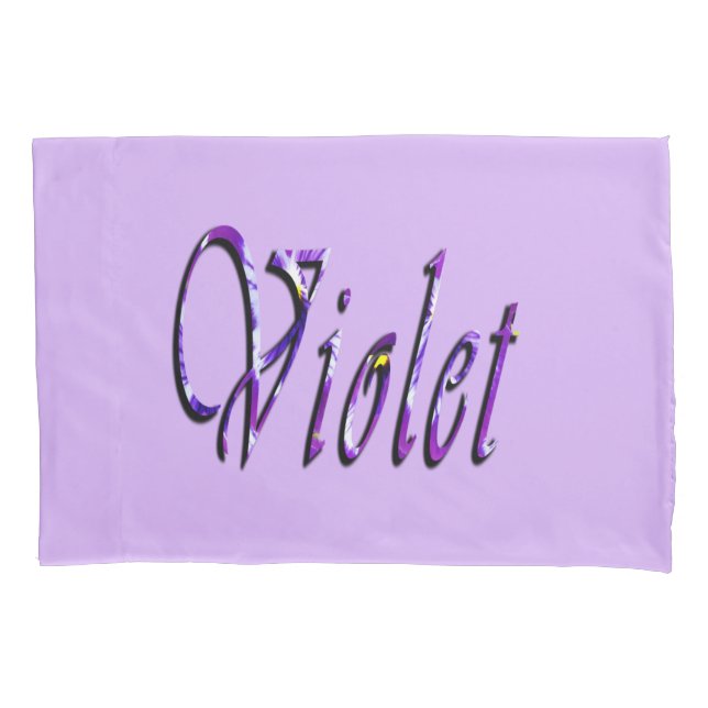Nome Violeta Floral Roxa,  (Frente-Esquerda)
