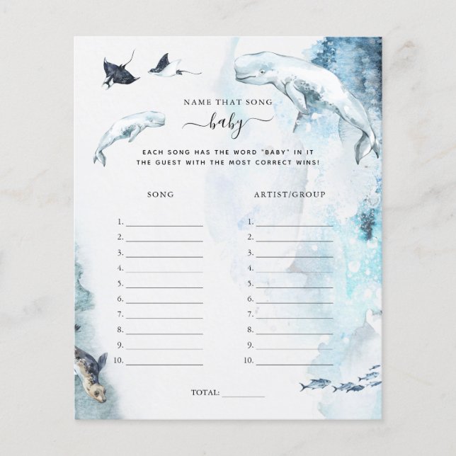 Nomeie Essa Música | Jogo Chá de fraldas (Frente)