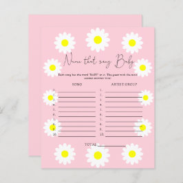 Nomeie essa música \ jogo de chá de fraldas de flo