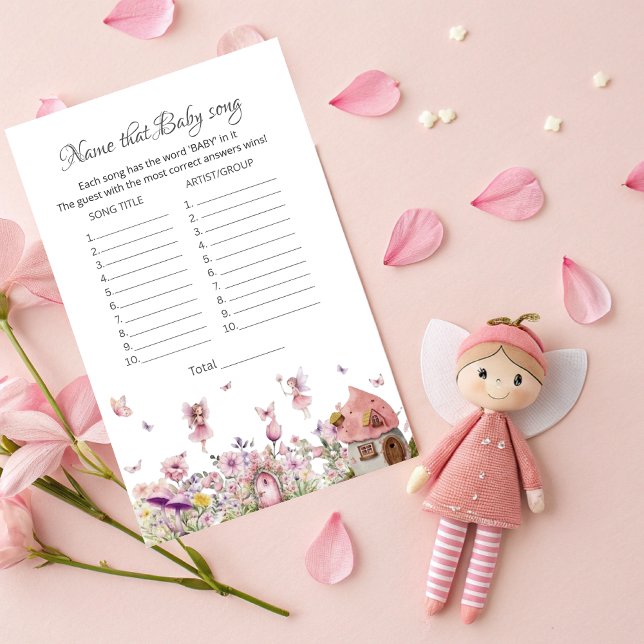 Nomeie Esse Jogo Da Música Do Bebê - Tema Da Fada  (Criador carregado)