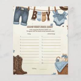 Nomeie esse jogo de chá de fraldas