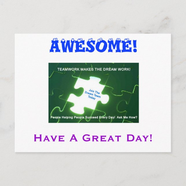 Nomeie o seu cartão postal (Frente)