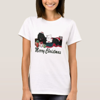 Nomeie seu Feliz Natal Newfoundlands da camisa