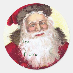 Nomes de etiqueta do natal vintage
