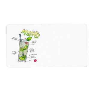 NOMES DE ETIQUETA, ETIQUETAS - ARTE DO COCKTAIL DA