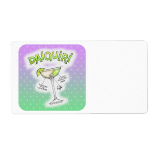 NOMES DE ETIQUETA, ETIQUETAS - DAIQUIRI RECIPE COC