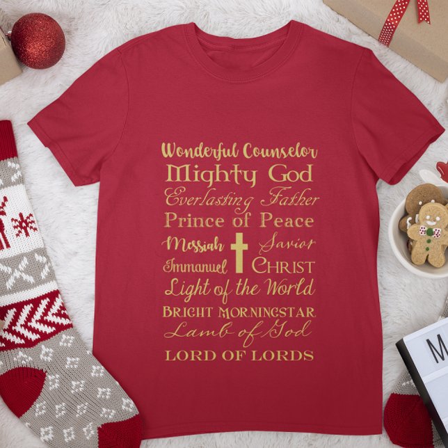 Nomes de Jesus T-Shirt (Criador carregado)