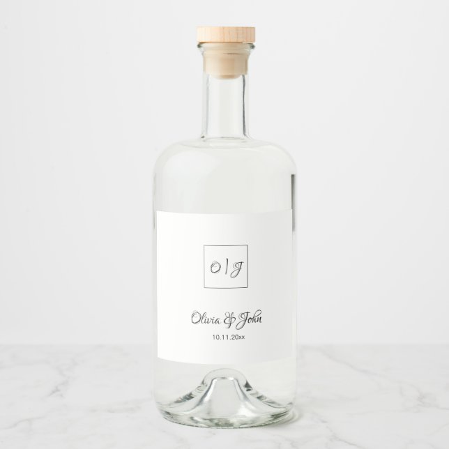 Nomes de noiva e noivo de casamento (Frente)