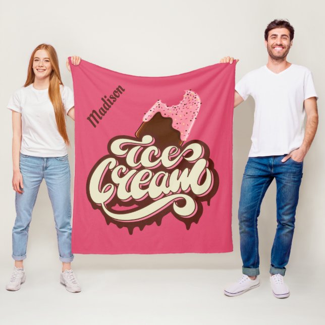 Nomes personalizados e cobertores de Sorvetes de c (In Situ)