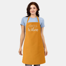 Nomes personalizados laranja minimalista moderno