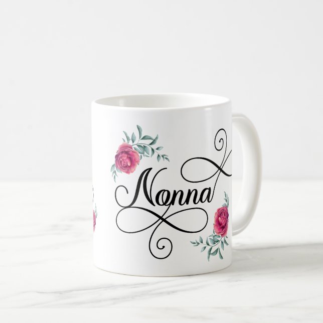 Nonna você é assim que caneca amada (Frente Esquerda)